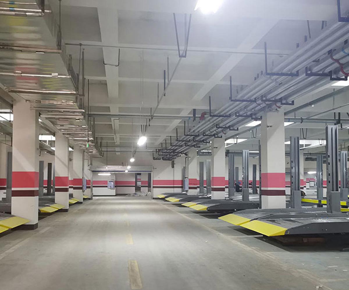 升降式機(jī)械式立體車庫拆除