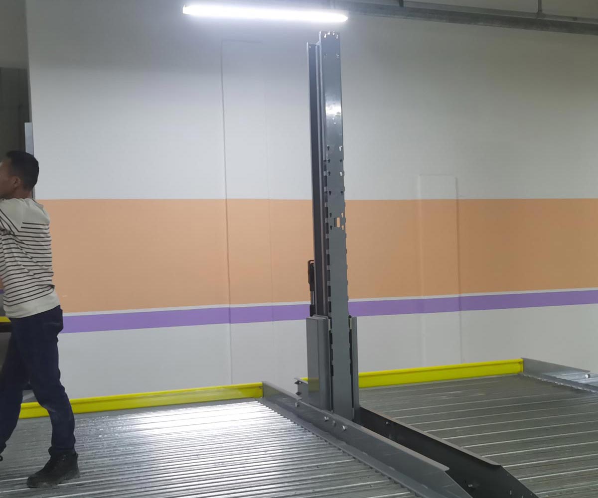 兩層簡易升降立體停車位維保