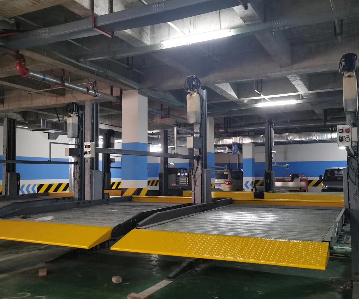 云龍雙層簡易升降機械式停車庫租用