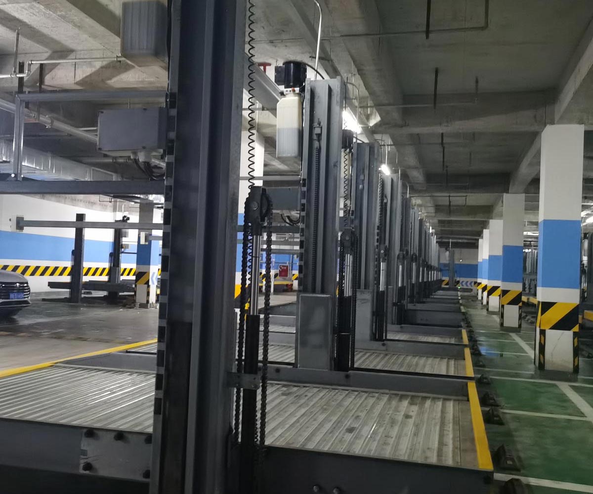 雙柱升降式停車立體車庫過驗收