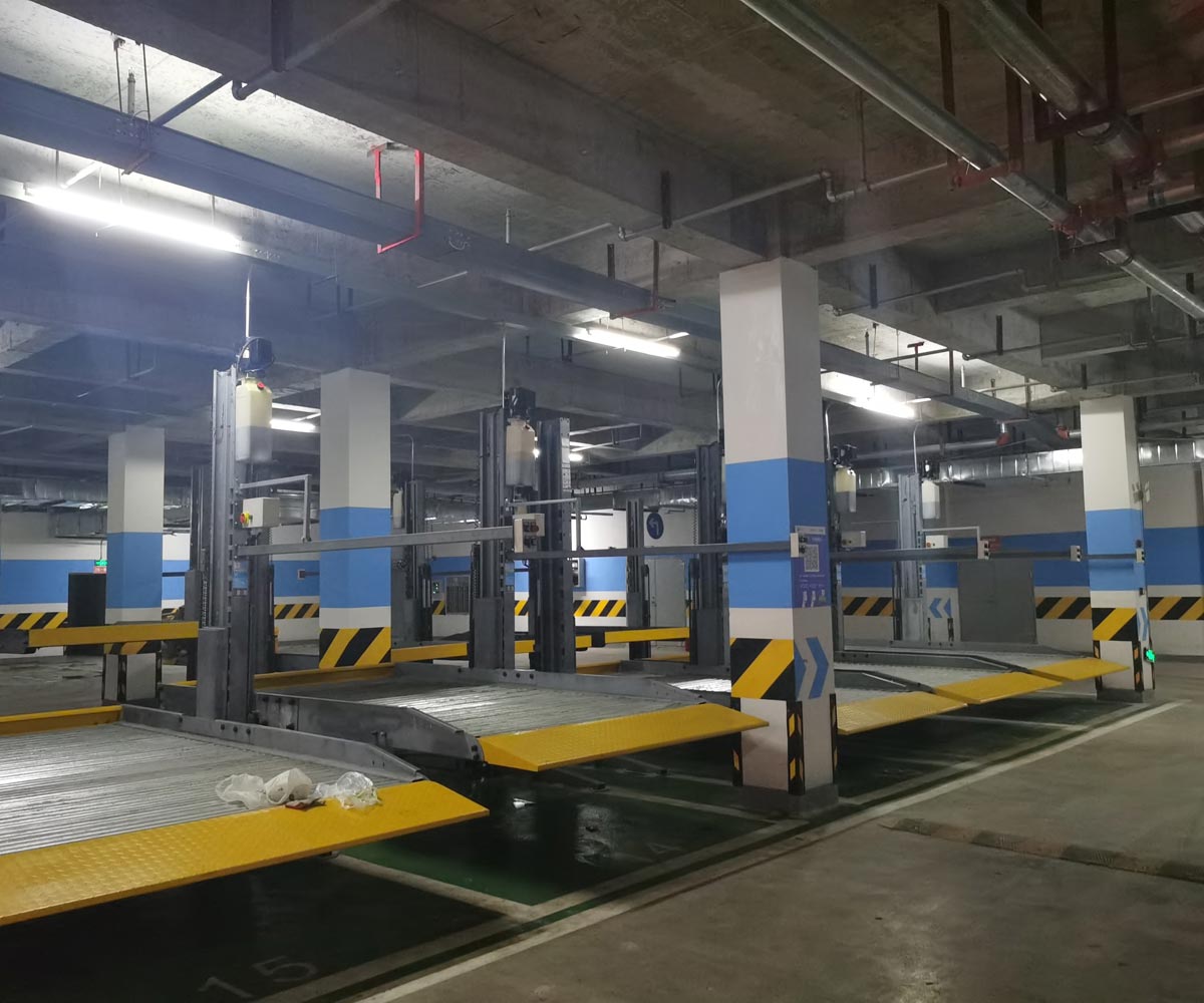 云龍兩層簡易升降機械停車庫