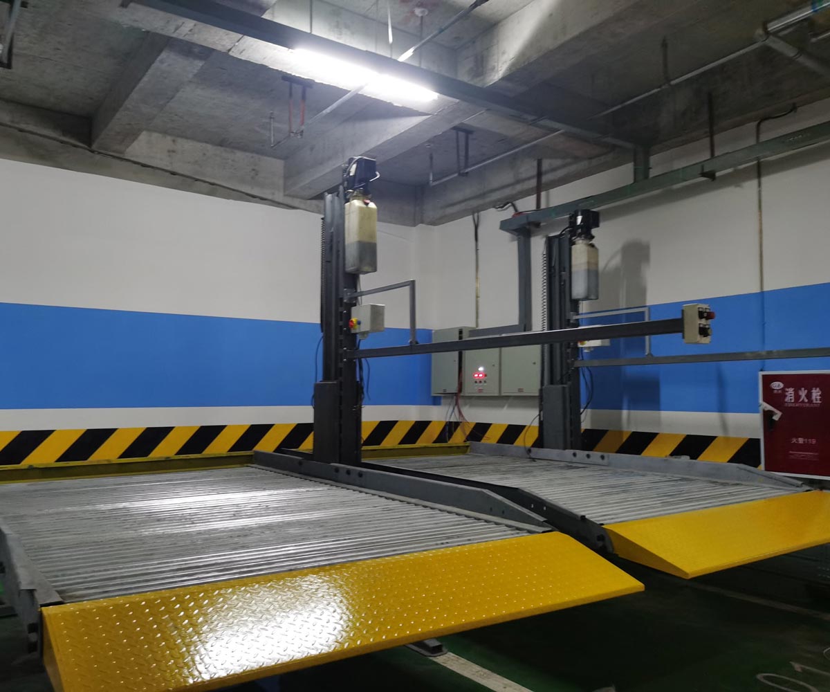 雙柱簡易類立體停車位